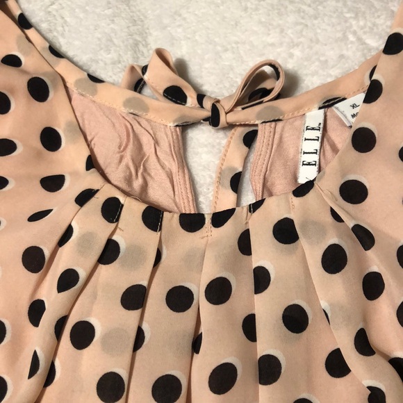 Pink polka dot tank top - Picture 5 of 10